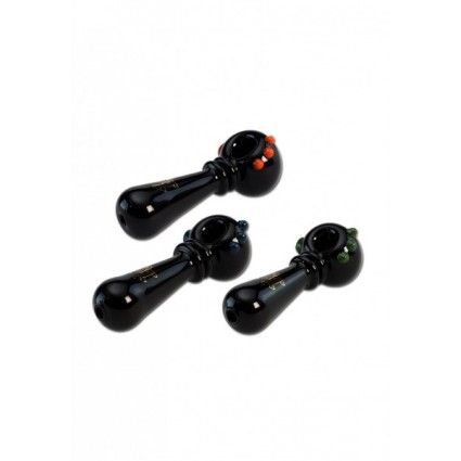 Hand Pipe Black with Pimples